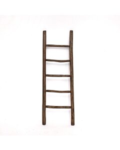 Houten decoratie ladder | Rustiek bruin | 50x5x150 - TK-DL-50x5x150-RUSTIEK-BRUIN